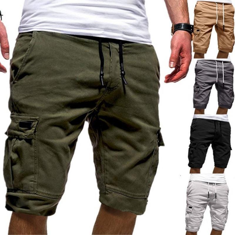 Herr shorts med fickor