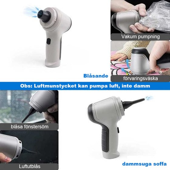 Uppgraderad Mini 3 i 1 dammsugare