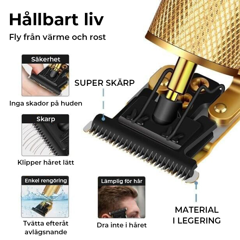 Trådlös Hårtrimmer Herr
