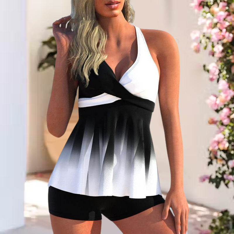 Gradient tankini set