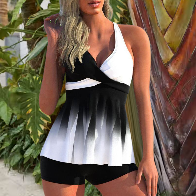 Gradient tankini set