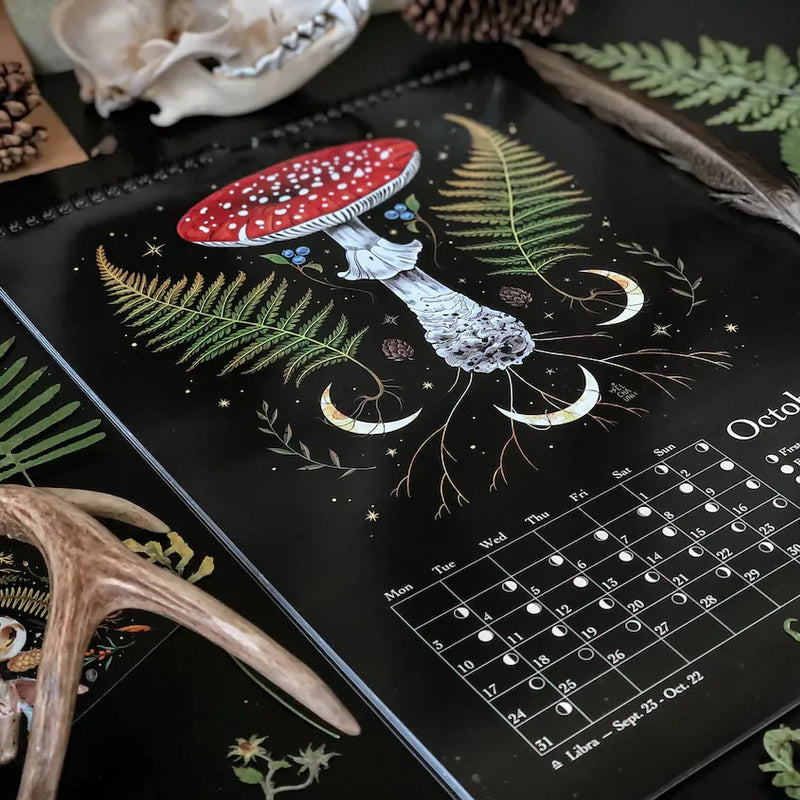 2023 Mörk skog Månkalendern