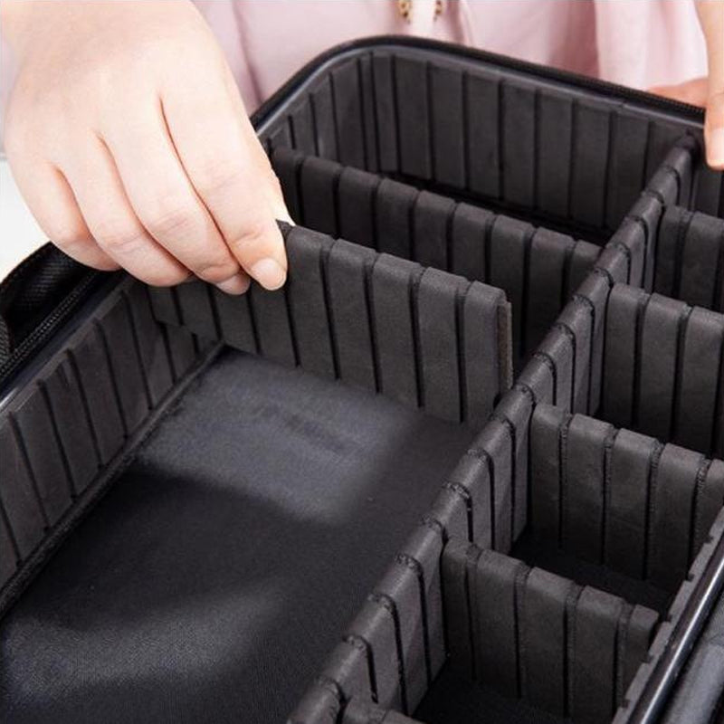 Bärbar arrangör för tillbehör för kosmetiska fodral