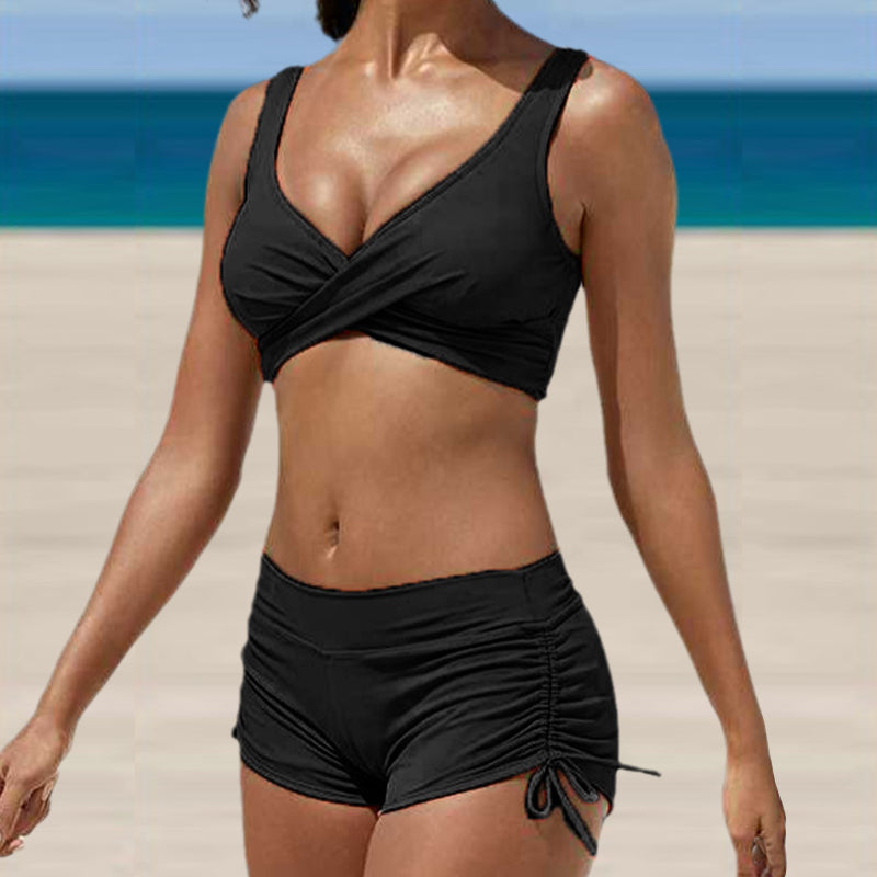 Bikini baddräkt med tryck