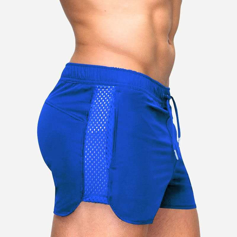 Mäns andningsbara sommarstrandshorts i nät