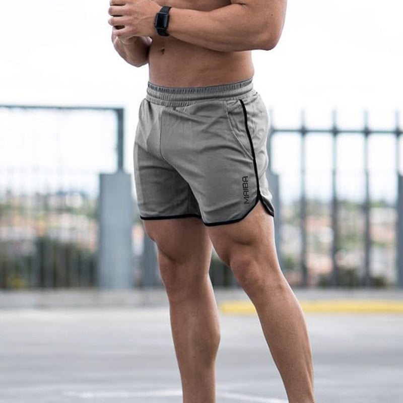 Monogram enfärgade sportshorts för män